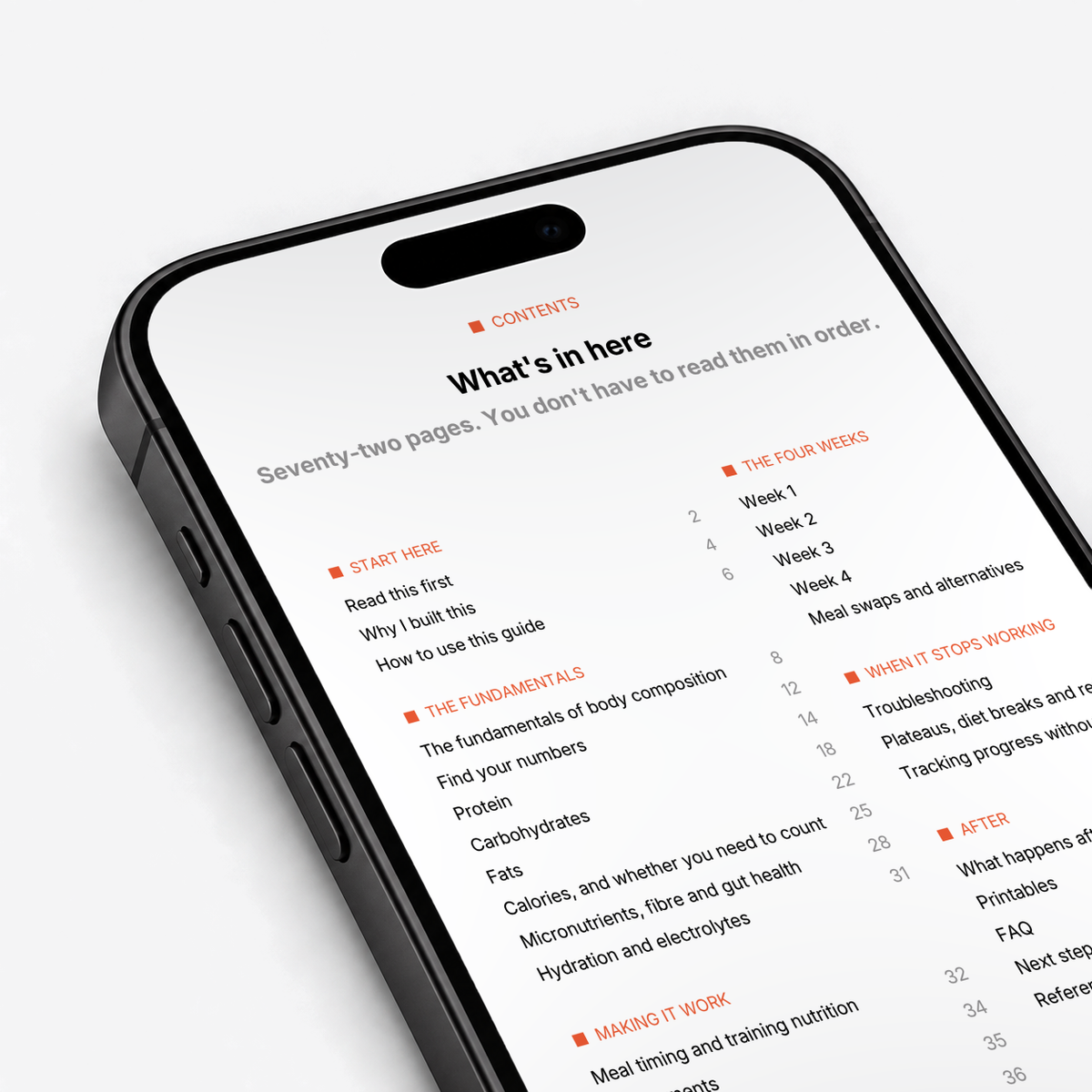 Nutrition & Meal Plan